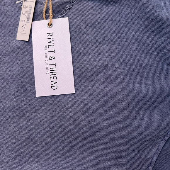 Madewell Rivet & Thread Logo Rib-Insert Sweatshirt - Picture 9 of 10